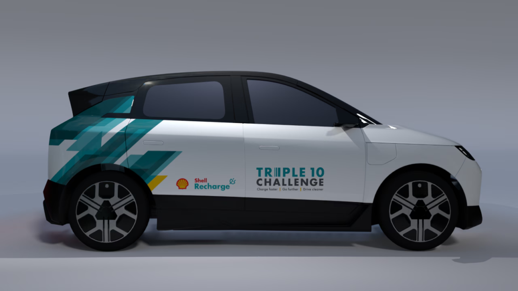 Final Shell Triple 10 Challenge concept car following the aerodynamic optimisation programme.